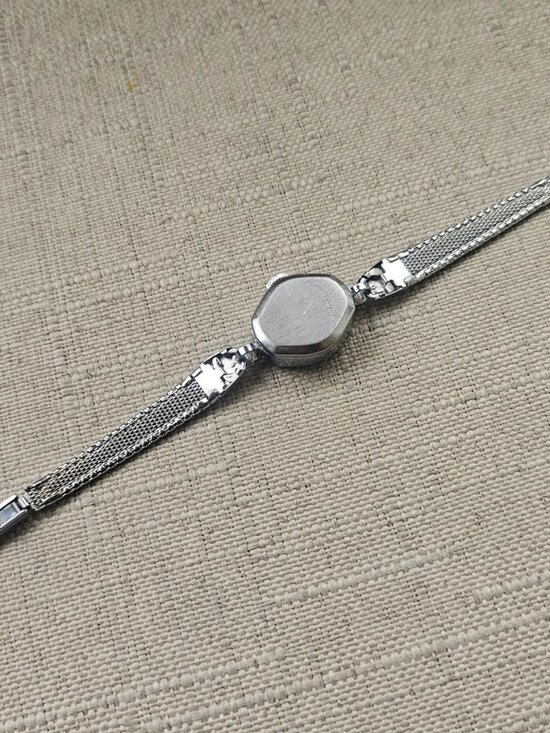 Vintage Westclox 17 Jewels Ladies Wristwatch Silver Tone Hand WInding Watch main image 5